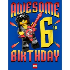 Boy's LEGOÂź Awesome Rock Star Birthday 6 T-Shirt