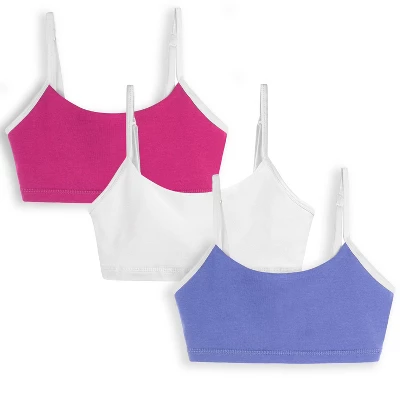 Mightly Girls Fair Trade Organic Cotton Bralettes 3-pack - Image 3