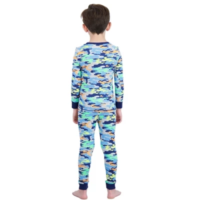 Sleep On It Boys Super Soft 2-Piece Snug Fit Pajama Set - Camo - Image 4