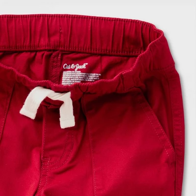 Toddler Boys' Adaptive Holiday Dress Set - Cat & Jack™ Gray/Red - Image 3