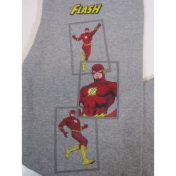 The Justice League The Flash Multi Character Youth Heather Gray Sweat Pants