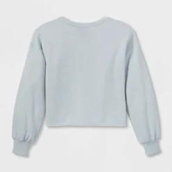 Girls' Disney The Nightmare Before Christmas Dreamy Fleece Pullover - Light Gray XXL