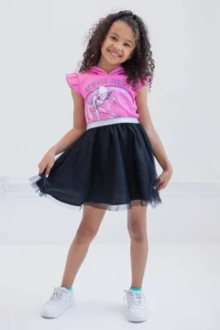 Marvel Spider-Man Spider-Gwen Ghost Spider Mesh Cosplay Tulle Dress