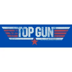 Boy's Top Gun Logo Distressed T-Shirt
