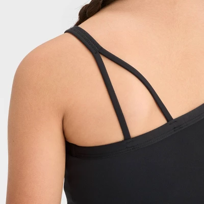 Girls' Asymmetrical Cropped Tank Top - All In Motion™ - Image 2