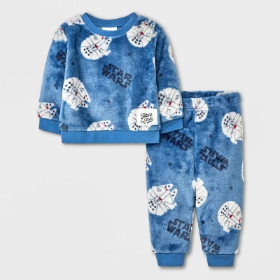 Baby Boys' Star Wars Jedi Woobie Fleece Top And Bottom Set - Blue - Image 3