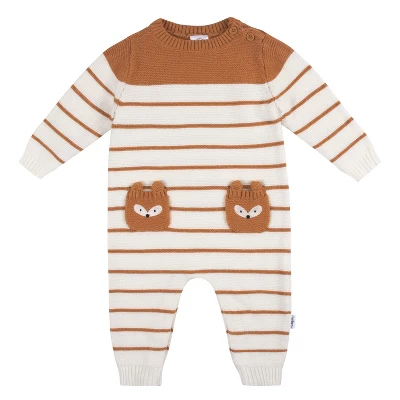 Gerber Baby And Toddler Boys' Sweater Knit Footless Romper - Image 9
