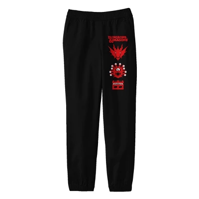 Dungeons & Dragons Icons Boy's Black Jogger Pants - Image 6