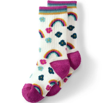 Lands' End Kids Thermaskin Heat Knee High Boot Socks - Image 9