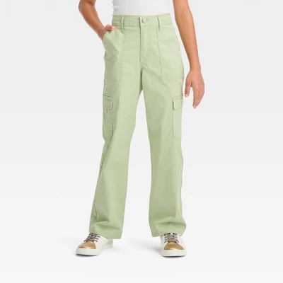 Girls' Twill Cargo Pants - Art Class™ - Image 3