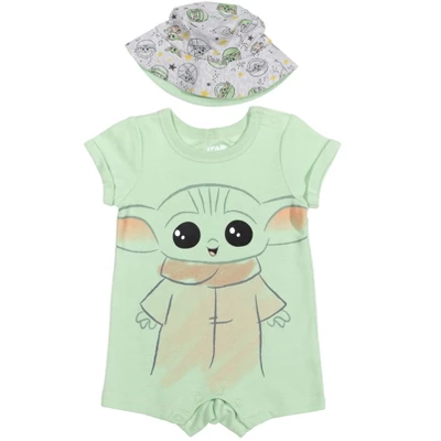 Star Wars The Child Romper And Sunhat - Image 12