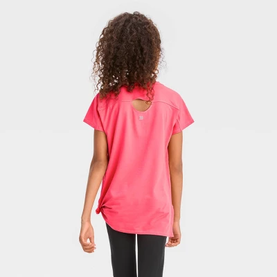 Girls' Short Sleeve Gym T-Shirt - All In Motion™