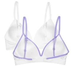Fruit Of The Loom Girls Seamless Trainer Bra With Removable Modesty Pads 3 Pack