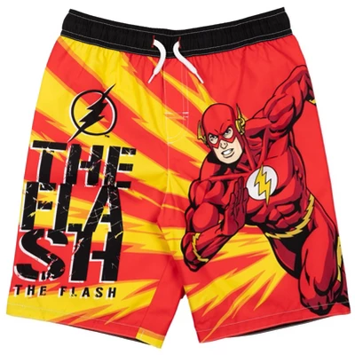 DC Comics Justice League The Flash Superman Batman 3 Pack Swim Trunks Toddler - Image 3