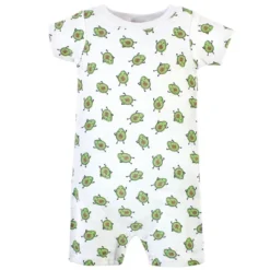 Hudson Baby Infant Boy Cotton Rompers 3pk, Aliviado