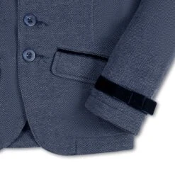 Hope & Henry Girls' Dressy Knit Jacquard Riding Blazer, Kids