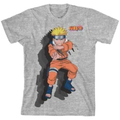 Naruto Multi-Character Youth 3-Pack Crew Neck Short Sleeve T-shirts