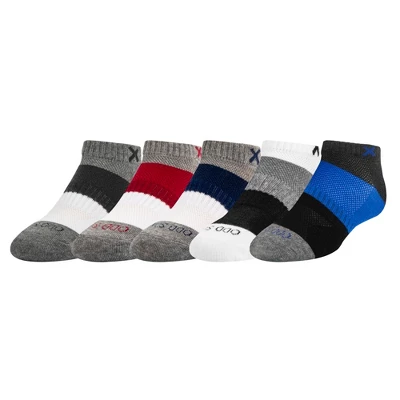 Basix, Kids Ankle Sock Low Profile Cotton Comfort Cushion Fit 5 Pack, 4-10 Years - Image 3