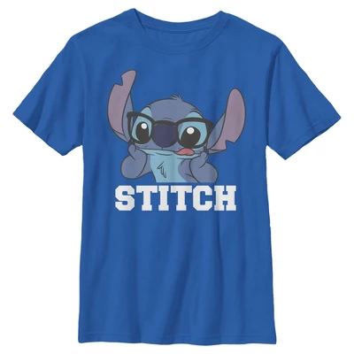 Boy's Lilo & Stitch Glasses Stitch T-Shirt - Image 4