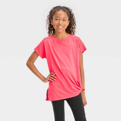 Girls' Short Sleeve Gym T-Shirt - All In Motion™ - Image 3
