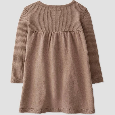 Little Planet By Carter’s Baby Girls' Knit Dress - Brown
