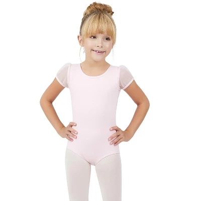 Capezio Puff Sleeve Keyhole Back Leotard - Girls - Image 5