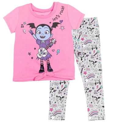 Disney Vampirina Raya And The Last Dragon Princess Lion King Winnie The Pooh Sisu Simba Girls T-Shirt And Leggings Outfit Set Little Kid To Big Kid - Image 10