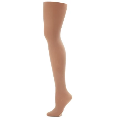 Capezio Ultra Soft Self Knit Waistband Transition Tight - Girls & Toddler - Image 9