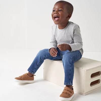 Gerber Infant And Toddler Neutral Denim Straight Fit Jeans - Image 4