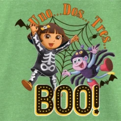 Girl's Dora The Explorer Halloween Friends Boo T-Shirt