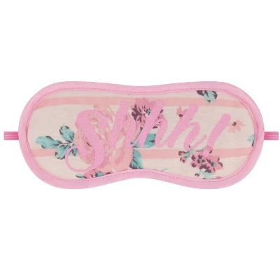 Sleep On It Girls Floral Dreams Pajama Sleep Shirt With Matching Sleep Mask - Image 2