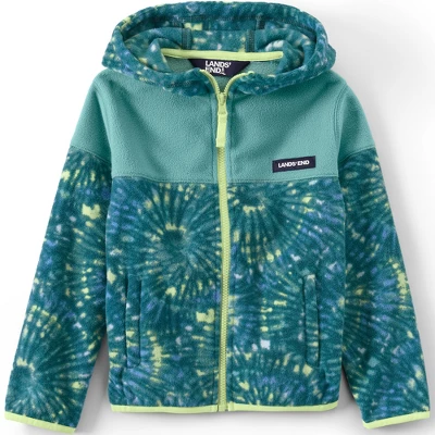 Lands' End Kids Fleece Full Zip Jacket With Hood - Image 5