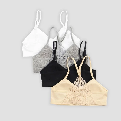 Maidenform Girls' 4pk Strappy Back Seamless Bra - Image 2