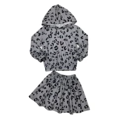 Girls Cool Cubs Club Hoodie & Skirt Set - Mia Belle Girls