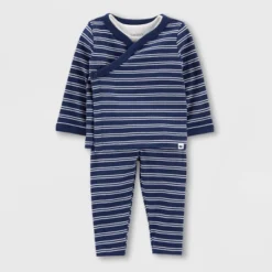 Carter's Just One You® Baby Boys' 3pc Sunshine Top & Bottom Set - Navy Blue