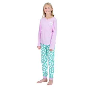 Sleep On It Girls 2-Piece Fleece Pajama Set - Follow Your Heart - Image 2
