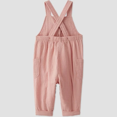 Little Planet By Carter's Baby Gauze Overalls - Pink