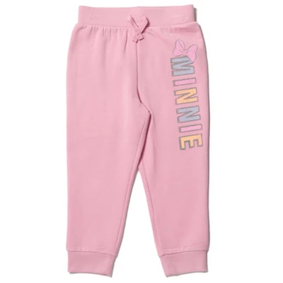 Disney Minnie Mouse Baby Girls Fleece Pullover Hoodie And Pants Outfit Set Infant - Image 2