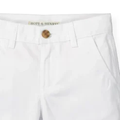 Hope & Henry Boys' Organic Cotton Stretch Chino Short, Toddler