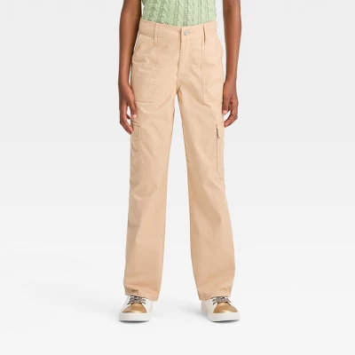 Girls' Twill Cargo Pants - Art Class™ - Image 4