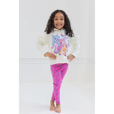 My Little Pony Zipp Storm Sunny Starscout Izzy Moonbow Girls Pullover Fleece Hoodie And Leggings Outfit Set Little Kid To Big Kid