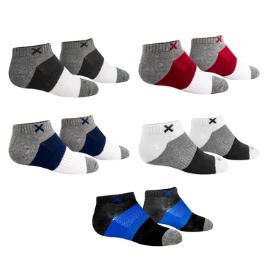 Basix, Kids Ankle Sock Low Profile Cotton Comfort Cushion Fit 5 Pack, 4-10 Years - Image 2