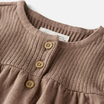 Little Planet By Carter’s Baby Girls' Knit Dress - Brown - Image 2