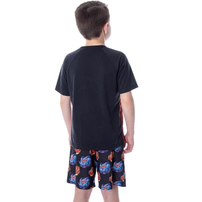 Beyblade Burst Surge Boys' Hikaru And Hyuga Shirt And Shorts Pajama Set Hyuga And Hikaru - Image 4