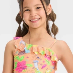 Girls' 'Birds Of The Tropic' Tankini Swimwear Set - Cat & Jack™ Pink