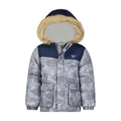 OshKosh B'gosh® Toddler Boys' Camouflage Snow Bib And Jacket Set Blue 4T