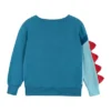 Andy & Evan Kids Graphic Sweaters In Blue, Size 7