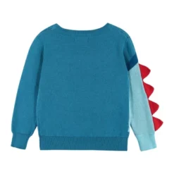 Andy & Evan Kids Graphic Sweaters In Blue, Size 7