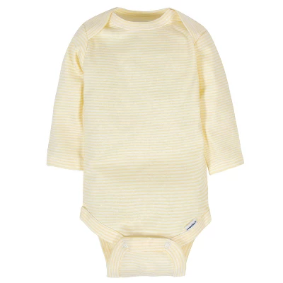 Gerber Baby Neutral Long Sleeve Onesies Bodysuits, 6-pack - Image 3