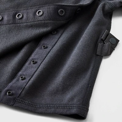 Baby Adaptive Side Snap Long Sleeve T-Shirt - Cat & Jack™ Black - Image 3